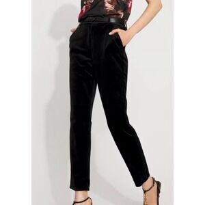 White House black market Elle Velvet Slim Ankle Pant